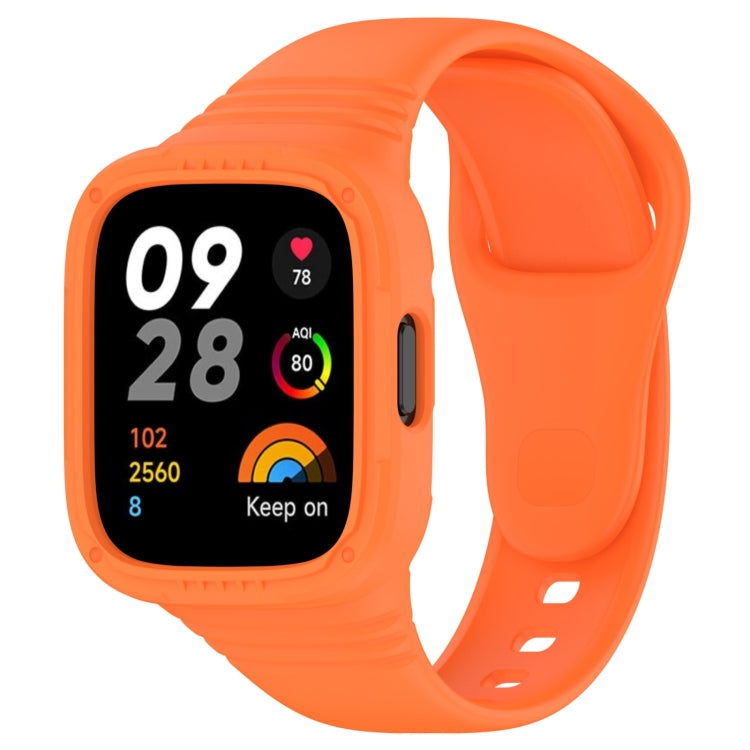 For Redmi Watch 3 Integrated Fully Enclosed Silicone Watch Band