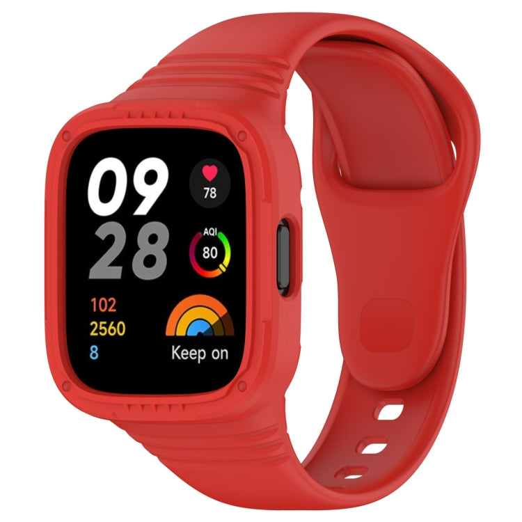 For Redmi Watch 3 Integrated Fully Enclosed Silicone Watch Band