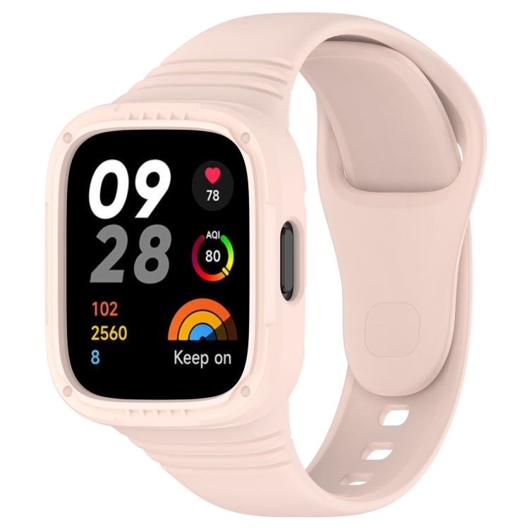 For Redmi Watch 3 Integrated Fully Enclosed Silicone Watch Band