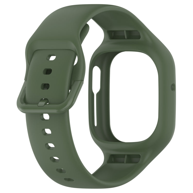 For Honor Watch 4 Integrated Fully Enclosed Silicone Watch Band