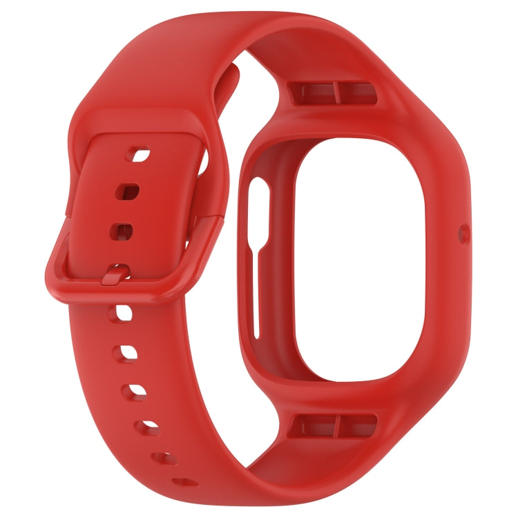 For Honor Watch 4 Integrated Fully Enclosed Silicone Watch Band