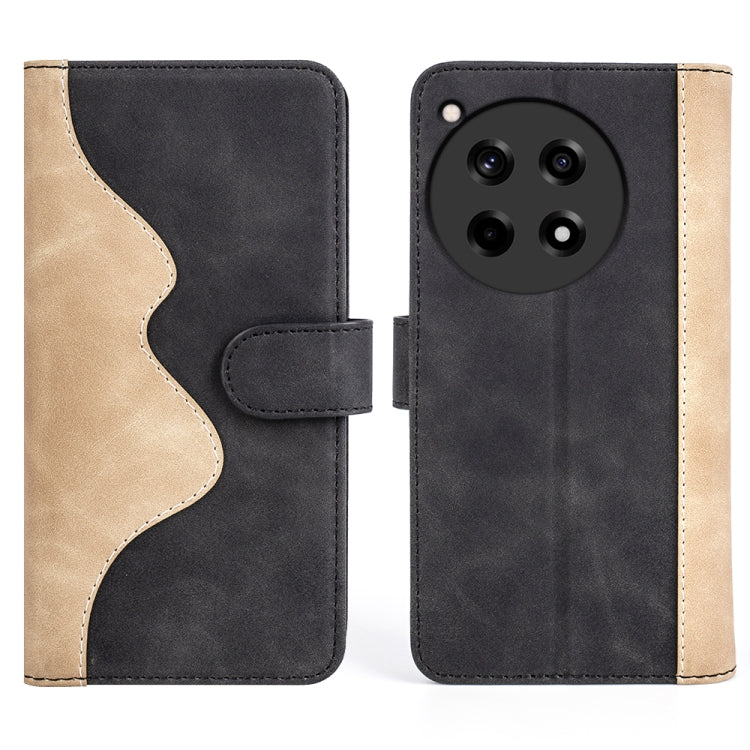 For OnePlus 12R Stitching Horizontal Flip Leather Phone Case