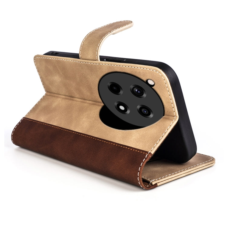 For OnePlus 12R Stitching Horizontal Flip Leather Phone Case
