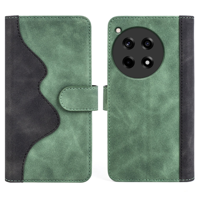 For OnePlus 12R Stitching Horizontal Flip Leather Phone Case