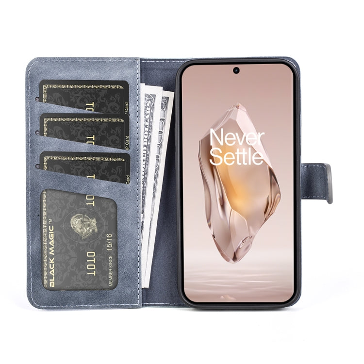 For OnePlus 12R Stitching Horizontal Flip Leather Phone Case