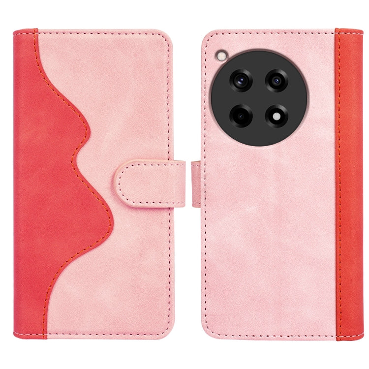 For OnePlus 12R Stitching Horizontal Flip Leather Phone Case