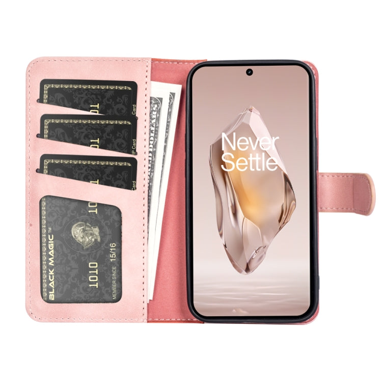 For OnePlus 12R Stitching Horizontal Flip Leather Phone Case