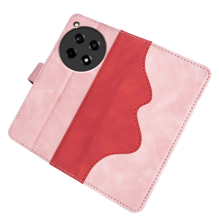 For OnePlus 12R Stitching Horizontal Flip Leather Phone Case