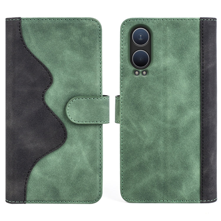 For OnePlus Nord CE4 Lite 5G Stitching Horizontal Flip Leather Phone Case
