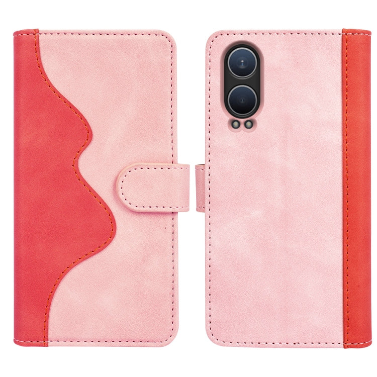 For OnePlus Nord CE4 Lite 5G Stitching Horizontal Flip Leather Phone Case