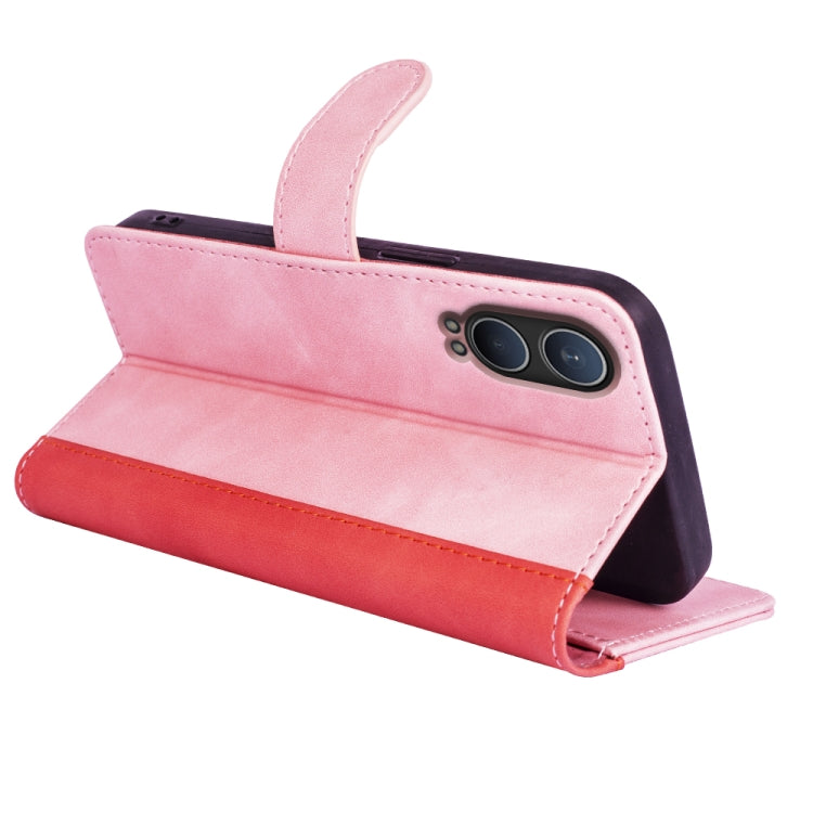For OnePlus Nord CE4 Lite 5G Stitching Horizontal Flip Leather Phone Case