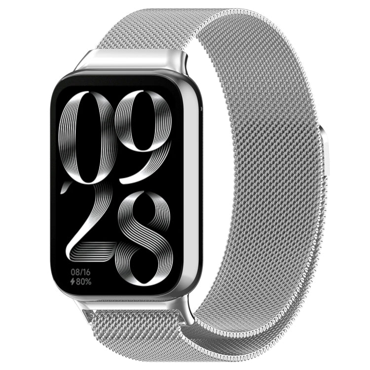 For Xiaomi Mi Band 8 Pro Milan Magnetic Steel Mesh Watch Band