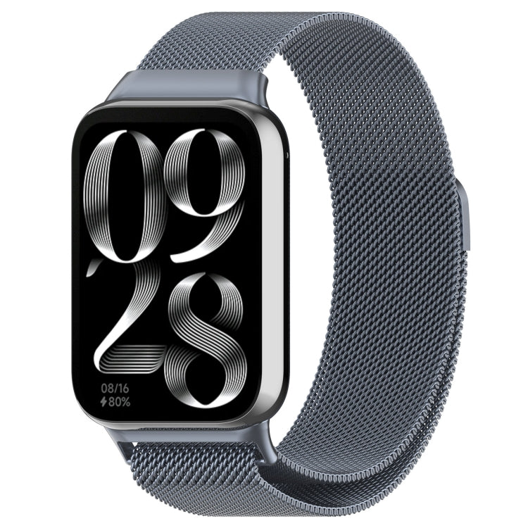 For Xiaomi Mi Band 8 Pro Milan Magnetic Steel Mesh Watch Band