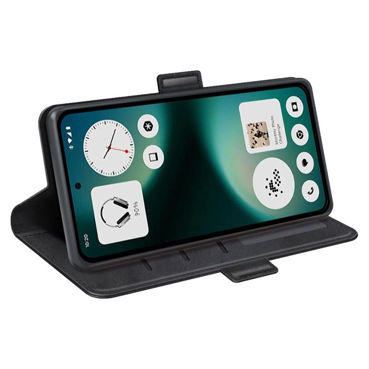 For Nothing Phone 3a Lite Dual-side Magnetic Buckle Horizontal Flip Leather Phone Case