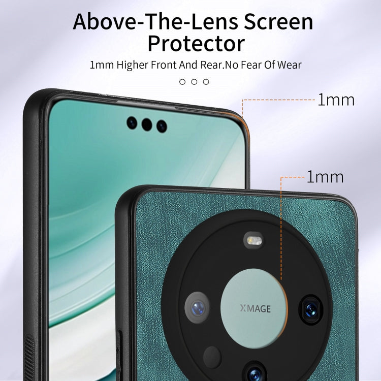 For Huawei Mate 60 Pro Retro Skin-feel Ring Multi-card Wallet Phone Case