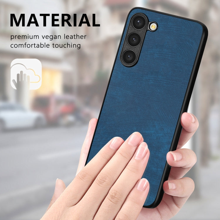 For Samsung Galaxy S25 5G Vintage Leather PC Back Cover Phone Case