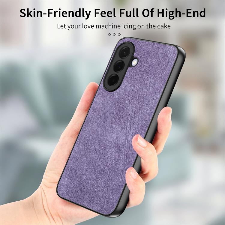For Samsung Galaxy A56 5G Vintage Leather PC Back Cover Phone Case