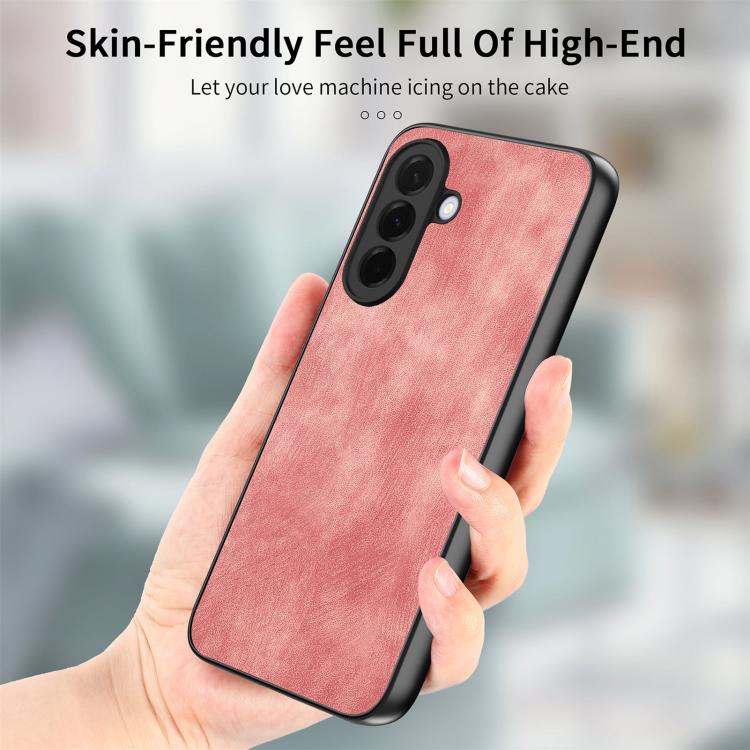 For Samsung Galaxy A57 5G Vintage Leather PC Back Cover Phone Case