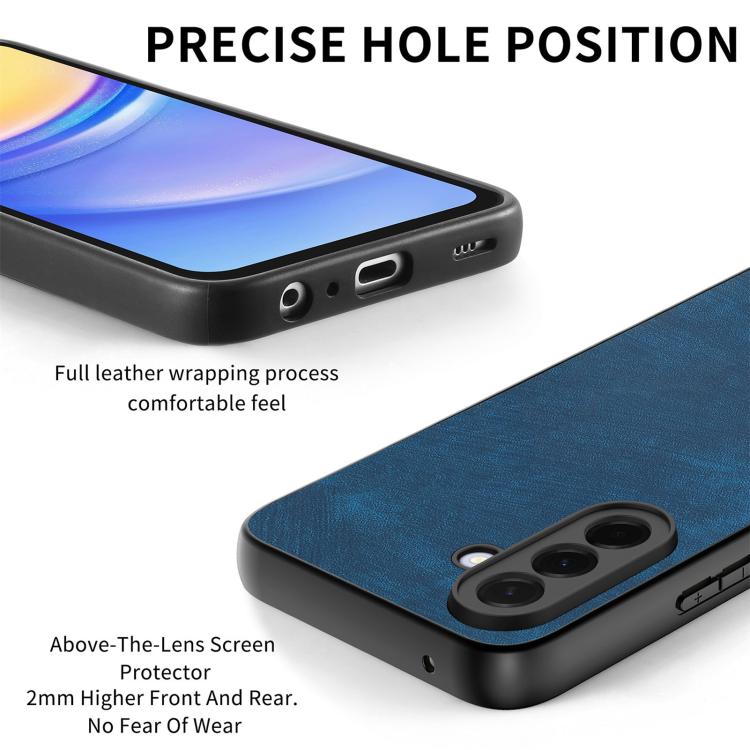 For Samsung Galaxy A57 5G Vintage Leather PC Back Cover Phone Case