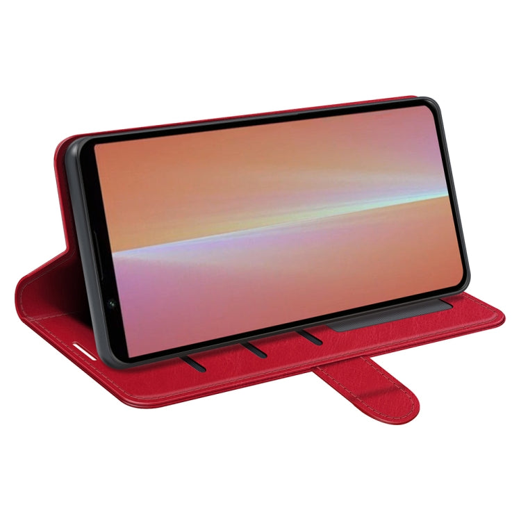 For Sony Xperia 5 V R64 Texture Horizontal Flip Leather Phone Case