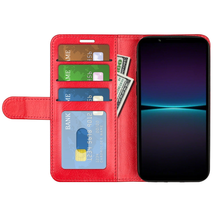 For Sony Xperia 1 VI R64 Texture Horizontal Flip Leather Phone Case