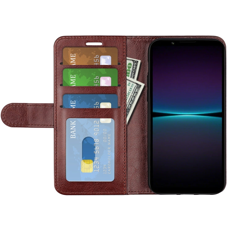 For Sony Xperia 1 VI R64 Texture Horizontal Flip Leather Phone Case