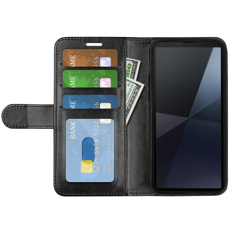 For Sony Xperia 10 VI R64 Texture Horizontal Flip Leather Phone Case