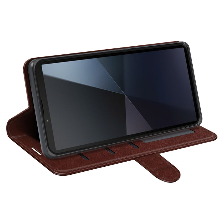 For Sony Xperia 10 VI R64 Texture Horizontal Flip Leather Phone Case
