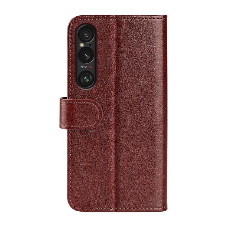 For Sony Xperia 1 VII R64 Texture Horizontal Flip Leather Phone Case