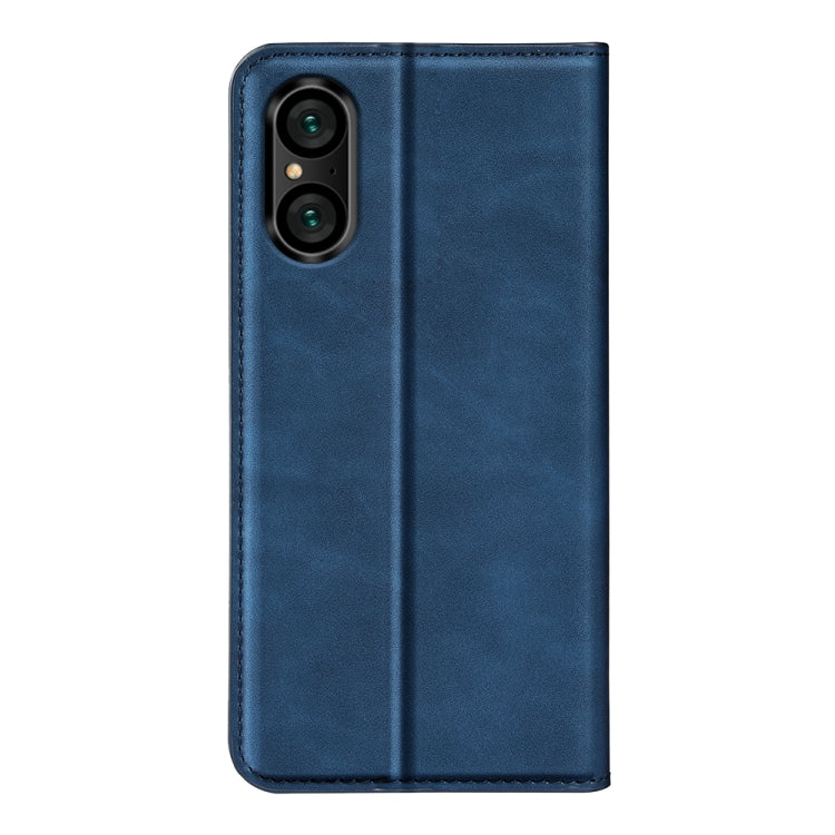 For Sony Xperia 5 V Retro-skin  Magnetic Suction Leather Phone Case