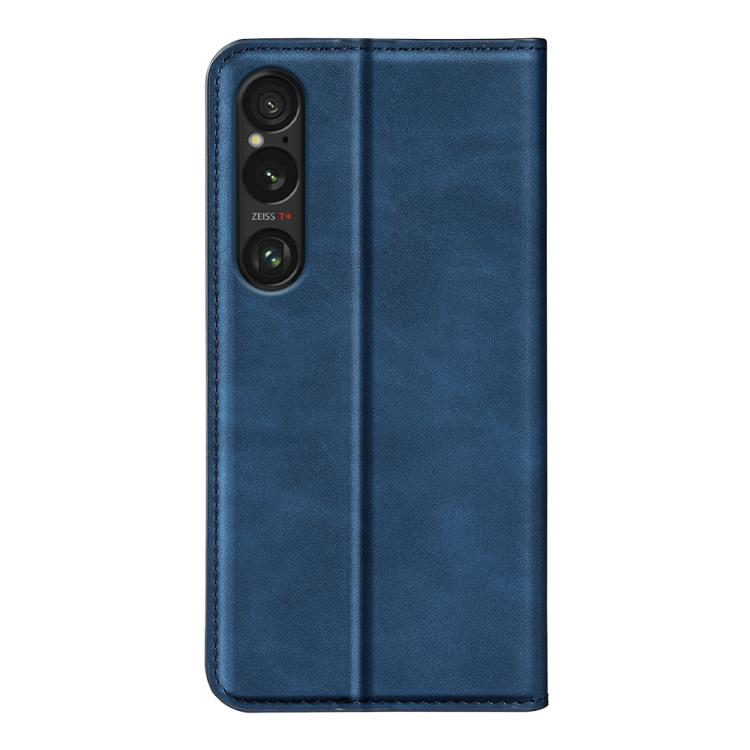 For Sony Xperia 1 VII Retro-skin Magnetic Suction Leather Phone Case