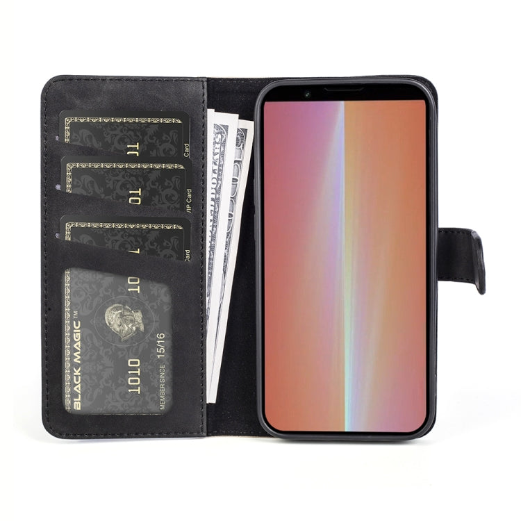 For Sony Xperia 5 V Stitching Horizontal Flip Leather Phone Case