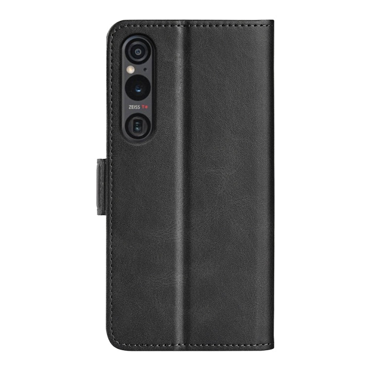 For Sony Xperia 1 VI Dual-side Magnetic Buckle Horizontal Flip Leather Phone Case