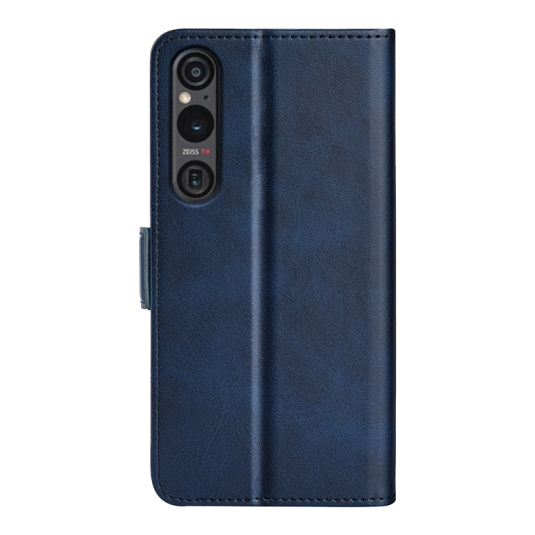 For Sony Xperia 1 VI Dual-side Magnetic Buckle Horizontal Flip Leather Phone Case