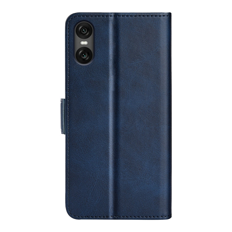 For Sony Xperia 10 VI Dual-side Magnetic Buckle Horizontal Flip Leather Phone Case