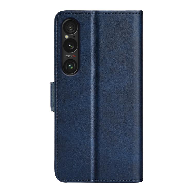 For Sony Xperia 1 VII Dual-side Magnetic Buckle Horizontal Flip Leather Phone Case