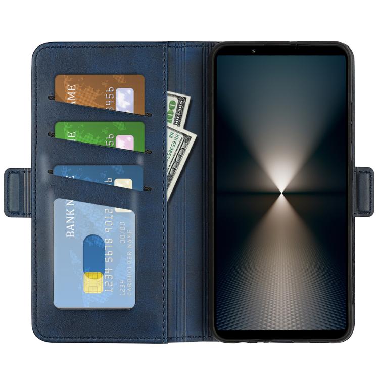 For Sony Xperia 1 VII Dual-side Magnetic Buckle Horizontal Flip Leather Phone Case