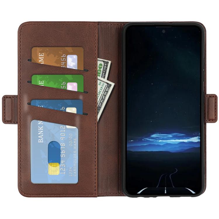For Sony Xperia 1 VIII Dual-side Magnetic Buckle Horizontal Flip Leather Phone Case
