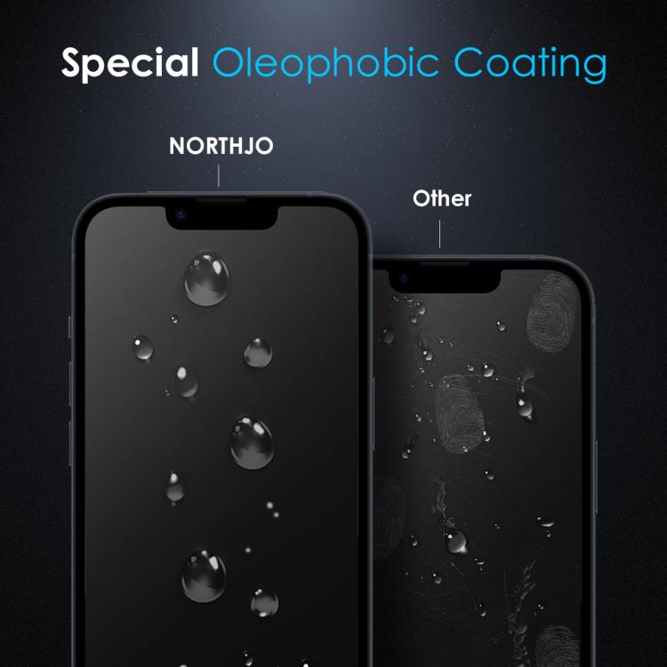 For iPhone 17e / 16e NORTHJO A++ Screen Protector Tempered Glass Film - Clear