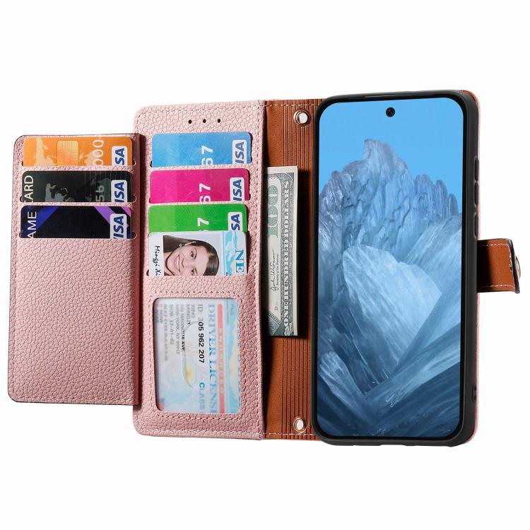 For Google Pixel 10 / 10 Pro  Love Zipper Lanyard Leather Phone Case