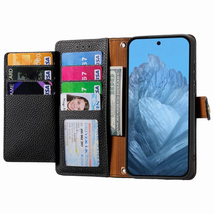For Google Pixel 10 / 10 Pro  Love Zipper Lanyard Leather Phone Case