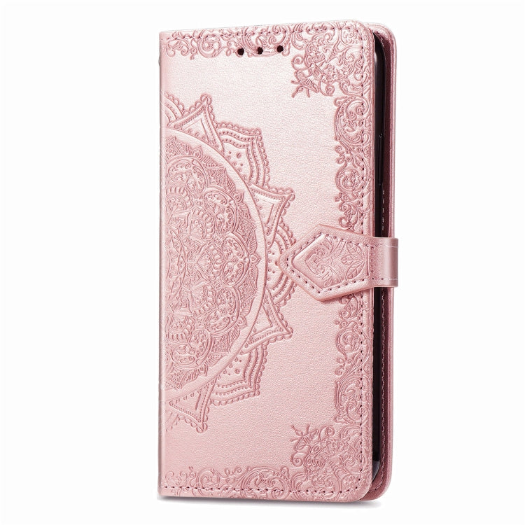 For Samsung Galaxy C55 Mandala Flower Embossed Leather Phone Case