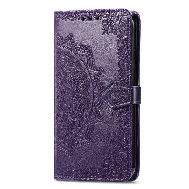 For Samsung Galaxy C55 Mandala Flower Embossed Leather Phone Case