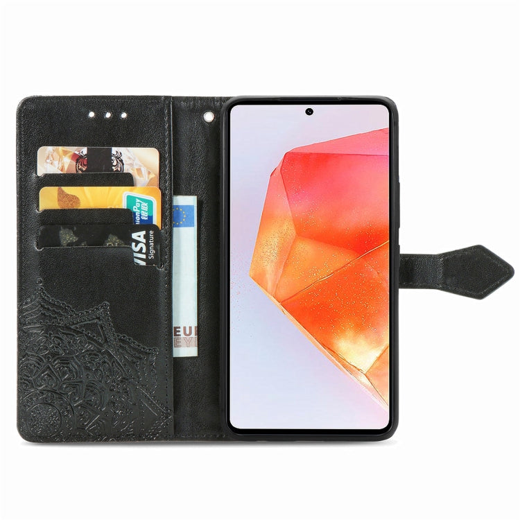 For Samsung Galaxy C55 Mandala Flower Embossed Leather Phone Case