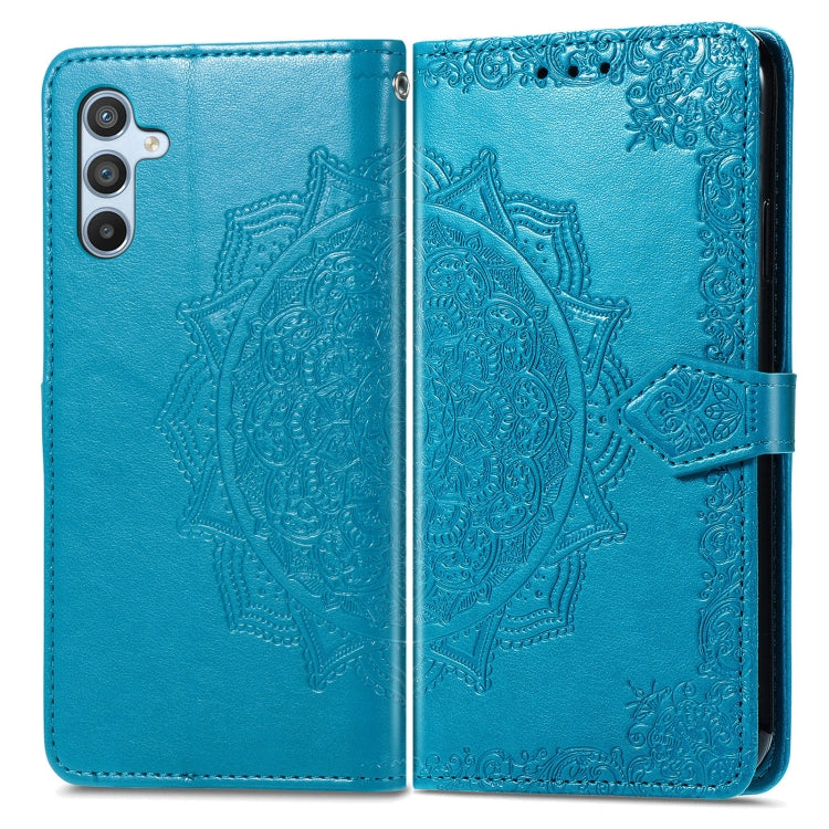 For Samsung Galaxy A36 5G Mandala Flower Embossed Leather Phone Case
