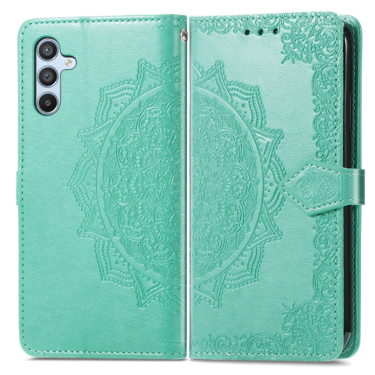 For Samsung Galaxy A36 5G Mandala Flower Embossed Leather Phone Case