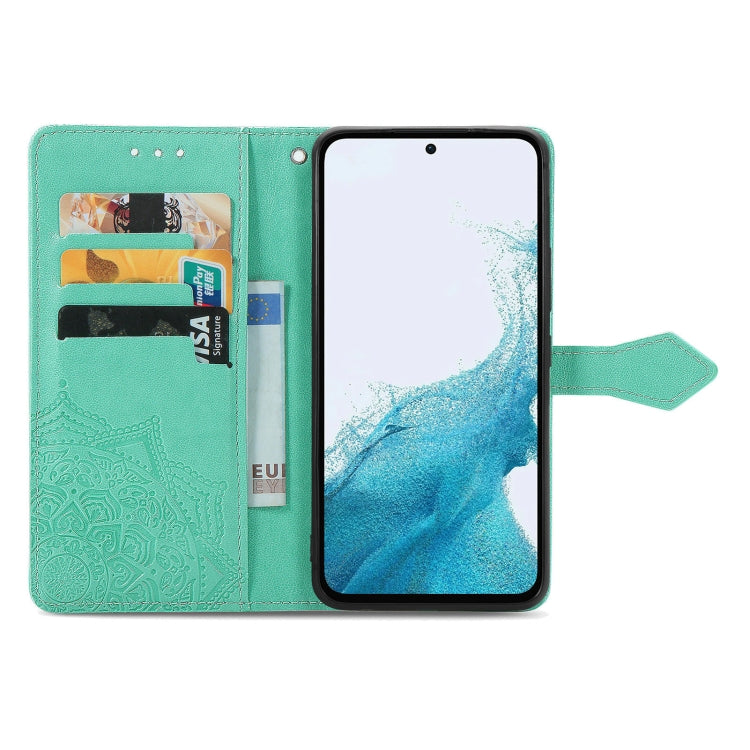 For Samsung Galaxy A36 5G Mandala Flower Embossed Leather Phone Case