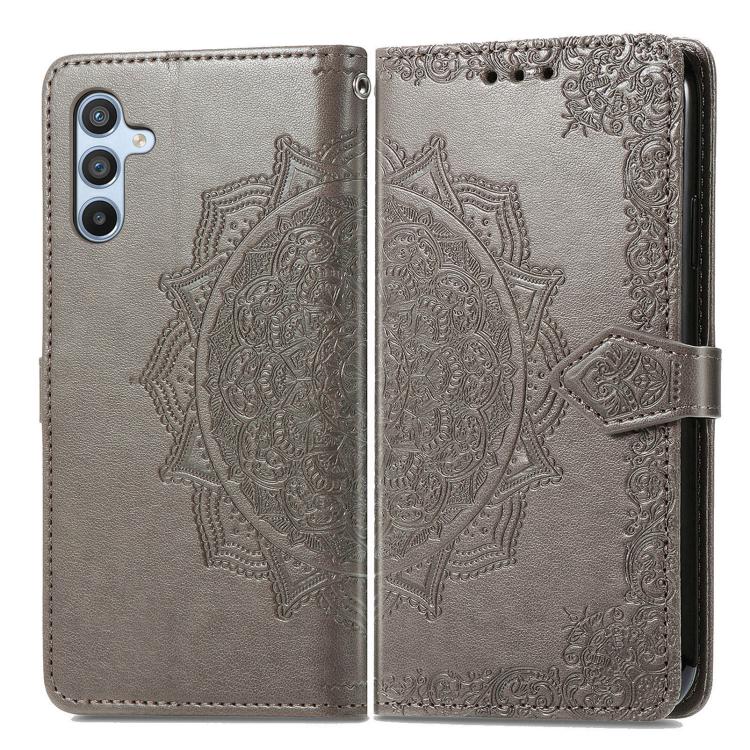 For Samsung Galaxy A26 Mandala Flower Embossed Leather Phone Case