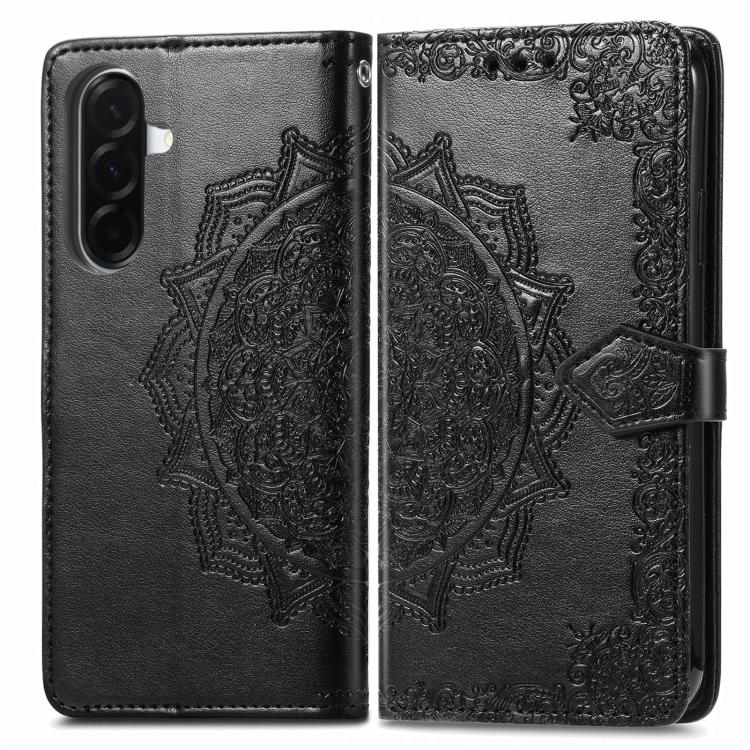 For Samsung Galaxy A37 5G Mandala Flower Embossed Leather Phone Case