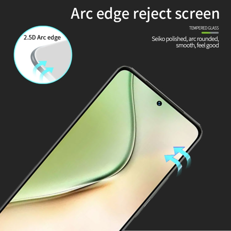 For vivo Y200T PINWUYO 9H 2.5D Full Screen Tempered Glass Film - Black